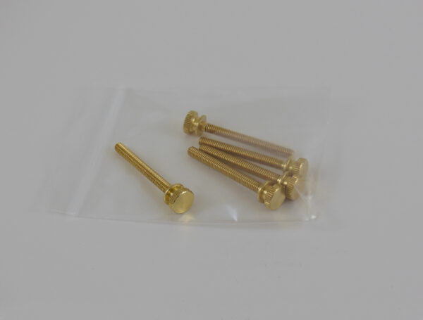 Brass Thumb Screws – 8-32 x 1.50 inch (Package of 5)