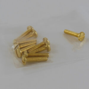 Brass Screws – 8-32 x 0.50 inch (Package of 10)